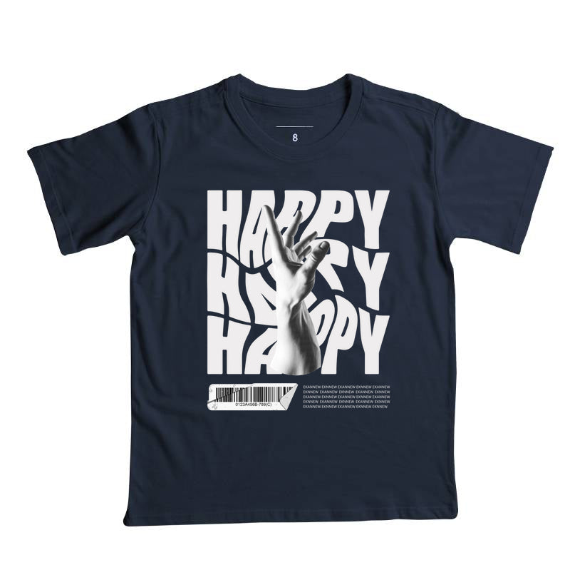 Camiseta Infantil Happy