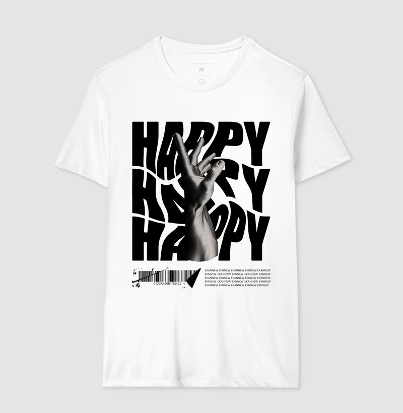 Camiseta Eknnew Happy