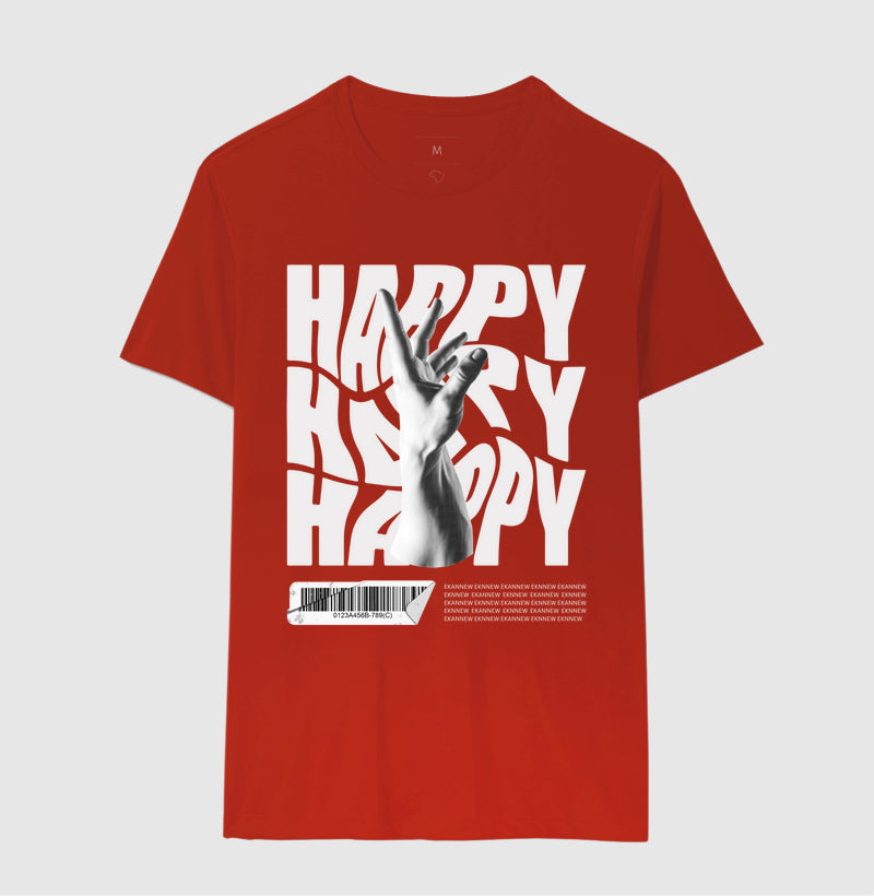 Camiseta Eknnew Happy