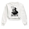 Cropped moletom Eknnew - Soldier