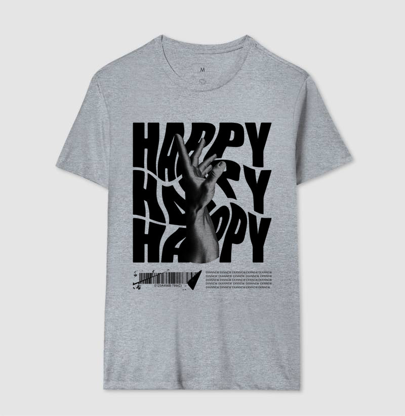 Camiseta Eknnew Happy